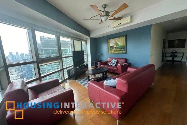 fully furnished 3br unit for sale in the residences at greenbelt