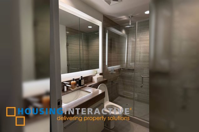 fully furnished 2br unit with parking for sale in proscenium residences