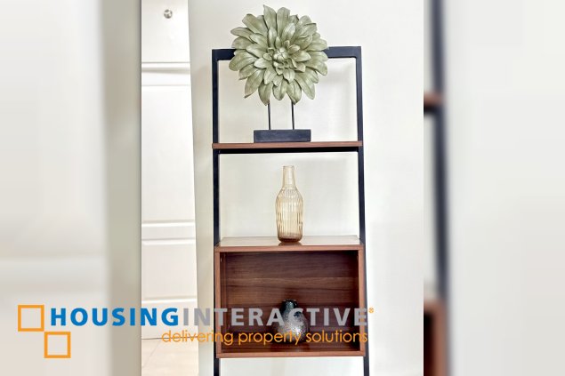 fully furnished 2br unit with parking for lease in two serendra