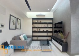 fully furnished 2br unit with parking for rent in one uptown residences