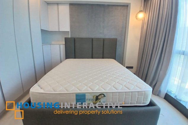 fully furnished 2br unit with parking for rent in one uptown residences