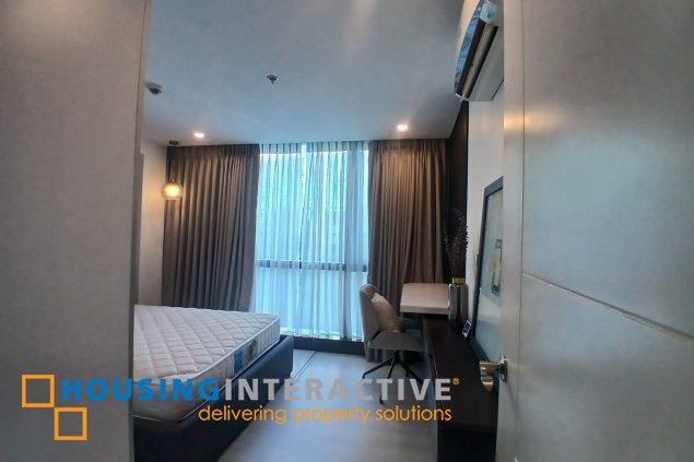 fully furnished 2br unit with parking for rent in one uptown residences