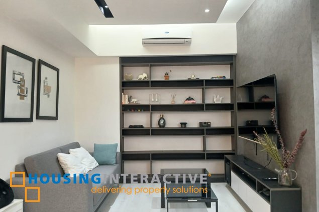 fully furnished 2br unit with parking for rent in one uptown residences
