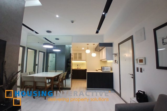 fully furnished 2br unit with parking for rent in one uptown residences