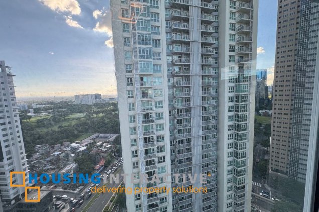 furnished 3br unit with parking for rent in two serendra