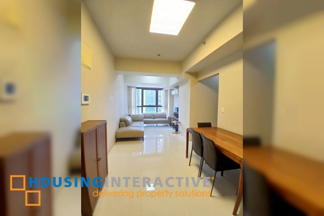 fully furnished 2br unit for rent in uptown ritz residence