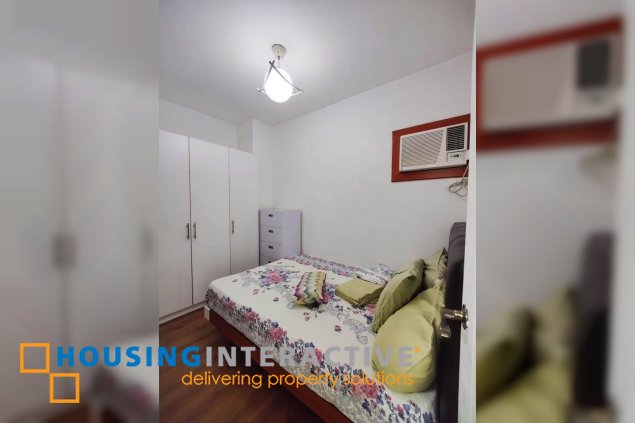 fully furnished 1br unit with parking for lease in two serendra