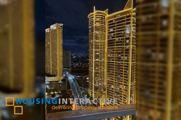 fully furnished 2br unit with parking for rent in joya lofts and towers