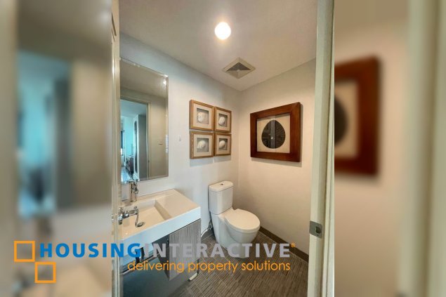 fully furnished 2br unit with parking for rent in edades tower