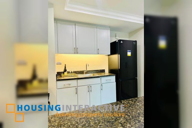 fully furnished 1br unit with parking for rent in hidalgo place