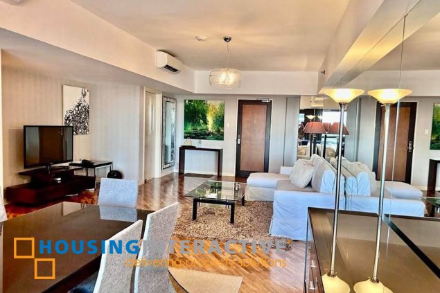 fully furnished 2br unit with parking for lease in joya lofts and towers