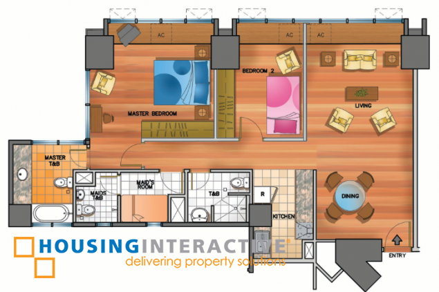 fully furnished 2br for sale in lee gardens