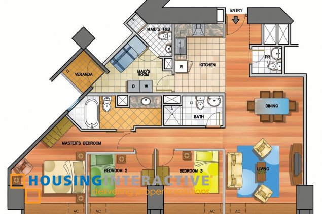 fully furnished 3br for sale in lee gardens