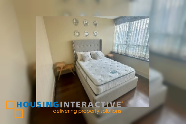 fully furnished 2br with 2 parking for rent in edades tower