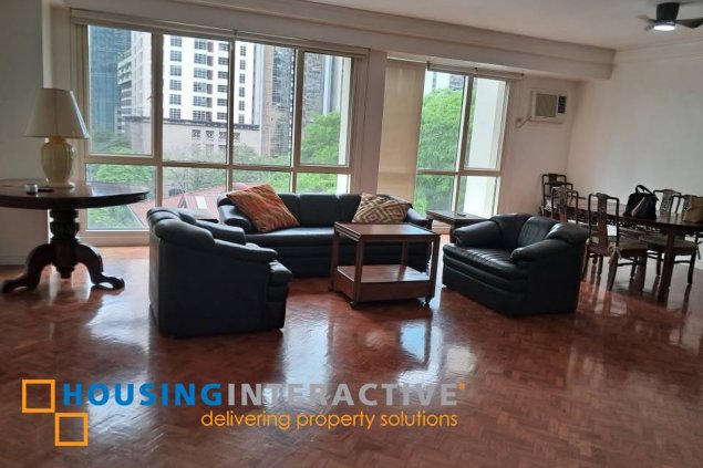 semi-furnished 3br unit with parking for lease in regency at salcedo
