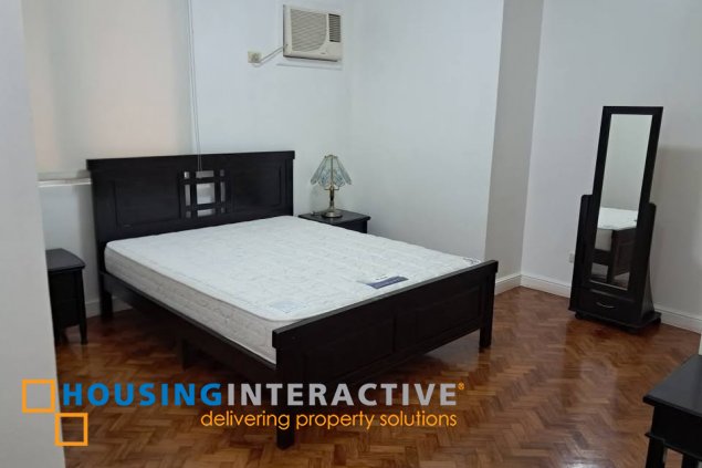 semi-furnished 3br unit with parking for lease in regency at salcedo
