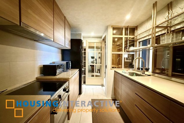 fully furnished 1br unit for lease in one shangri-la place