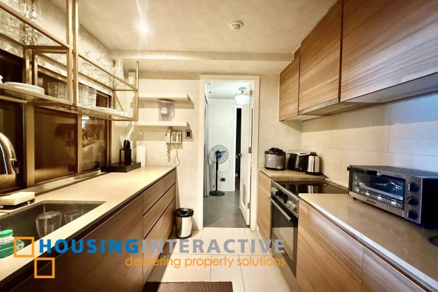 fully furnished 1br unit for lease in one shangri-la place