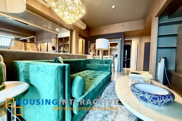 fully furnished 1br unit for lease in one shangri-la place