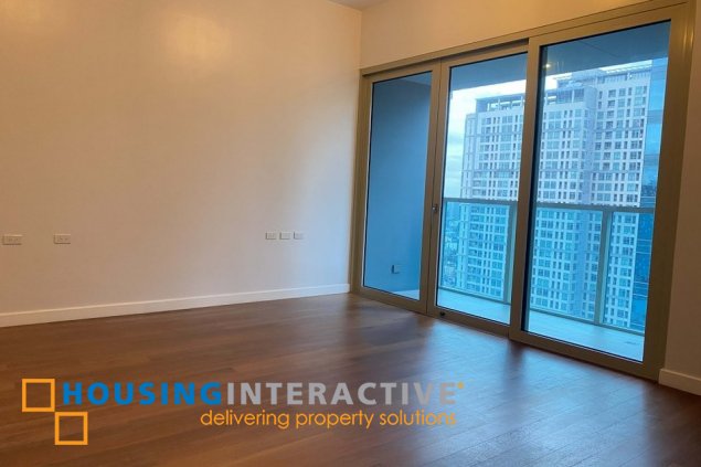 bare 3br unit with parking for sale in grand hyatt residences