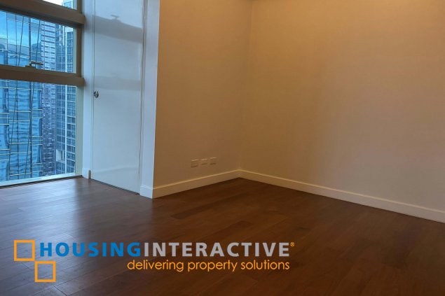 bare 3br unit with parking for sale in grand hyatt residences