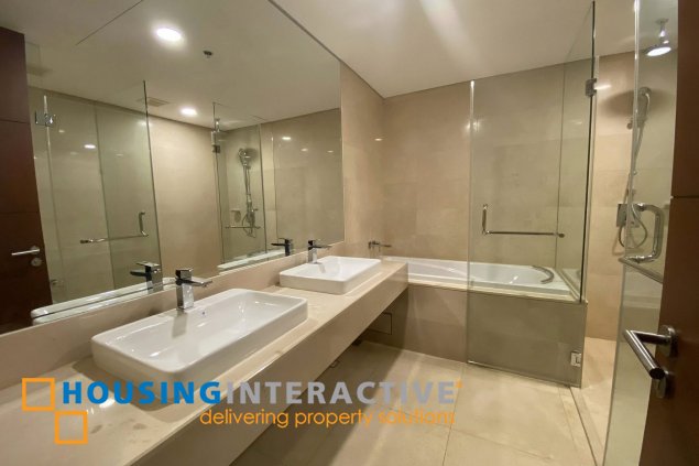 bare 3br unit with parking for sale in grand hyatt residences