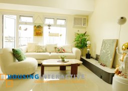 fully furnished 3br unit for sale in the trion towers