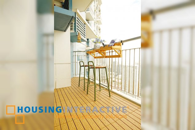 fully furnished 3br unit for sale in the trion towers