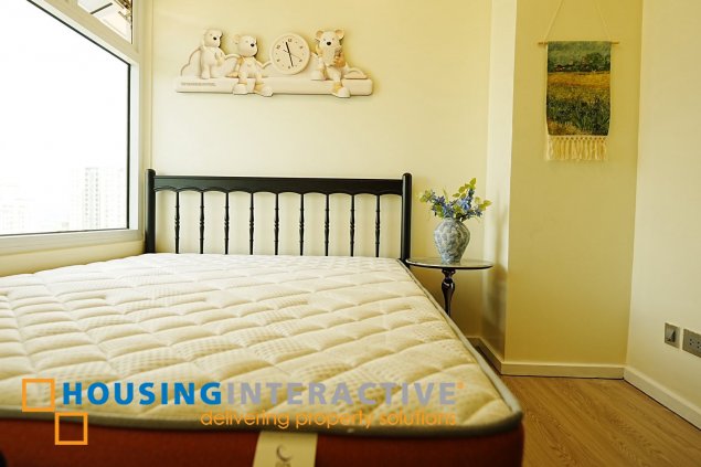 fully furnished 3br unit for sale in the trion towers