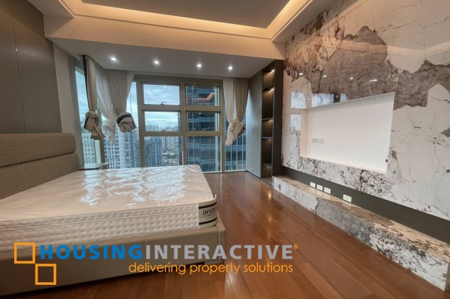 fully furnished 4br unit with parking for lease in grand hyatt residences