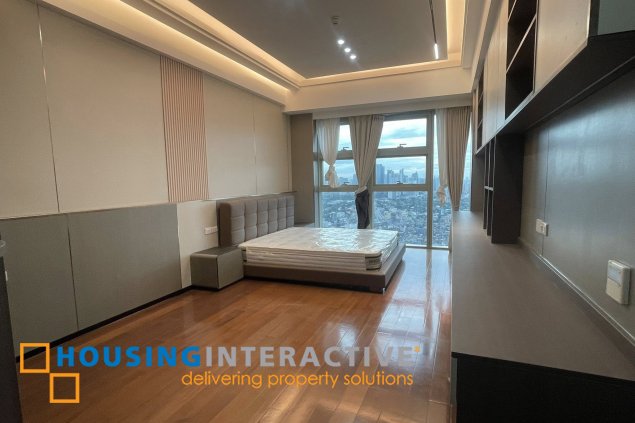 fully furnished 4br unit with parking for lease in grand hyatt residences