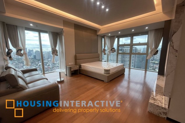 fully furnished 4br unit with parking for lease in grand hyatt residences