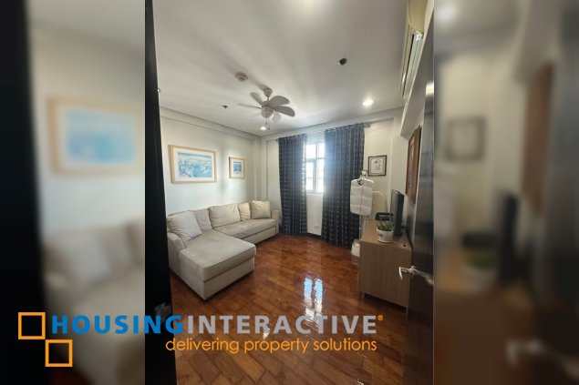 fully furnished 3br unit with parking for sale in one serendra