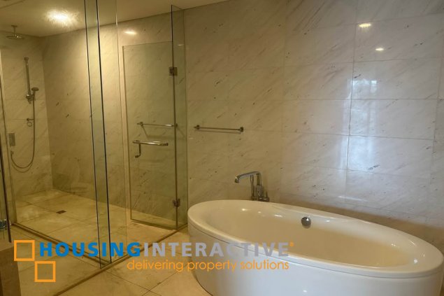 semi-furnished 3br unit with parking for sale in grand hyatt residences