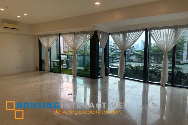 semi-furnished 3br unit with parking for sale in grand hyatt residences