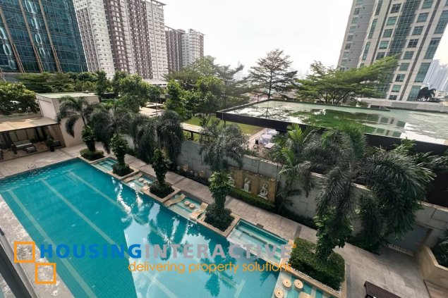 semi-furnished 3br unit with parking for sale in grand hyatt residences