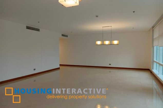 semi-furnished 3br unit with parking for lease in two roxas triangle