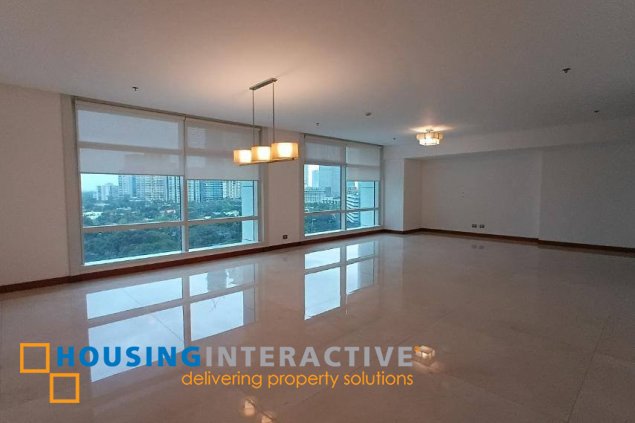 semi-furnished 3br unit with parking for lease in two roxas triangle