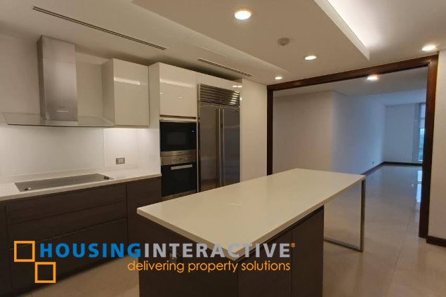 semi-furnished 3br unit with parking for lease in two roxas triangle