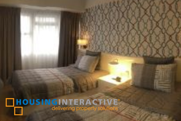 for rent fully furnished 3br with parking in one maridien