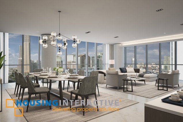 for sale 3br glass suite corner with parking in makati