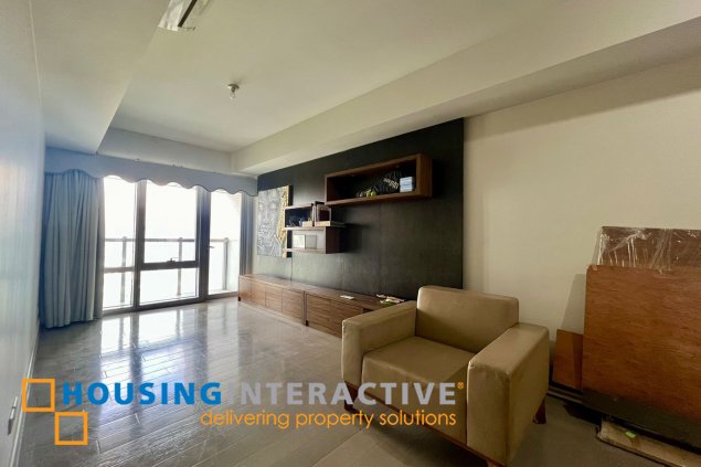 for rent/sale semi furnished 1br with parking in lincoln proscenium rockwell makati