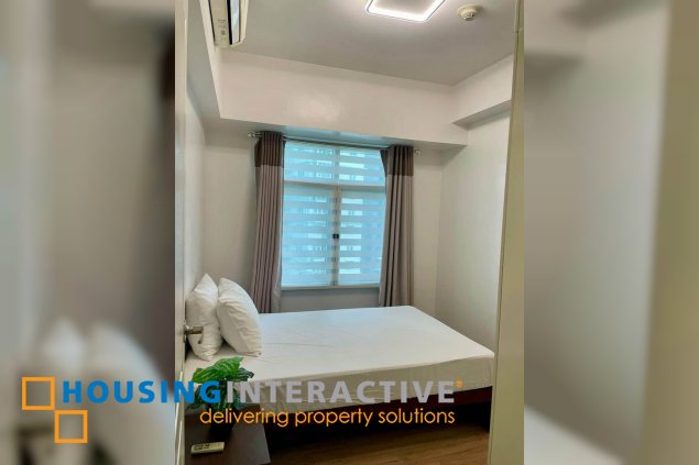 fully furnished 3br unit with parking for lease in two serendra