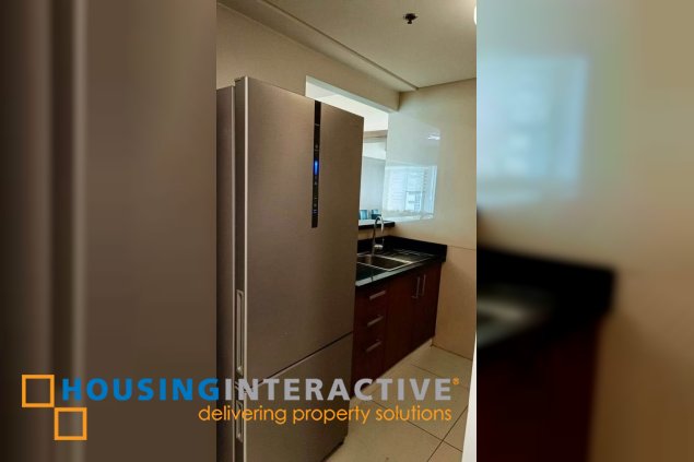 fully furnished 3br unit with parking for lease in two serendra