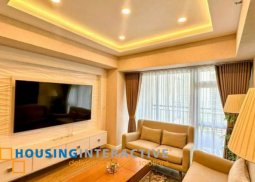 fully furnished 2br unit with balcony for lease in verve residences