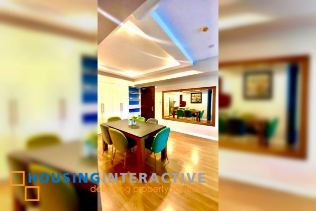 fully furnished 2br unit with balcony for lease in verve residences