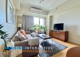 fully furnished 1br unit for sale in the grove by rockwell