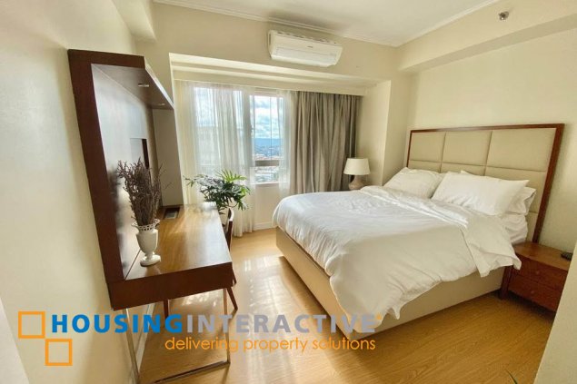 fully furnished 1br unit for sale in the grove by rockwell