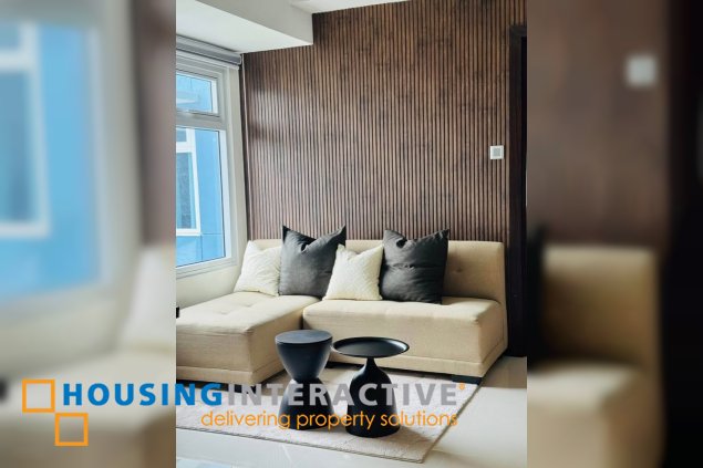 fully furnished 1br unit for lease in the trion towers