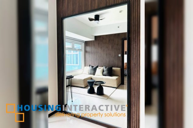 fully furnished 1br unit for lease in the trion towers